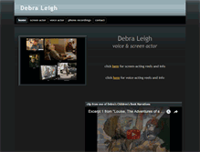 Tablet Screenshot of debraleigh.com